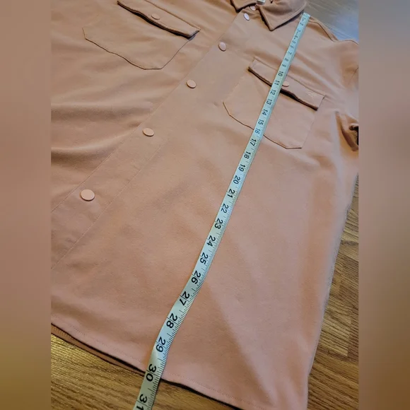 Zyia Men’s Dusty Rose Pacific Crest Shirt, XL - Picture 8 of 12